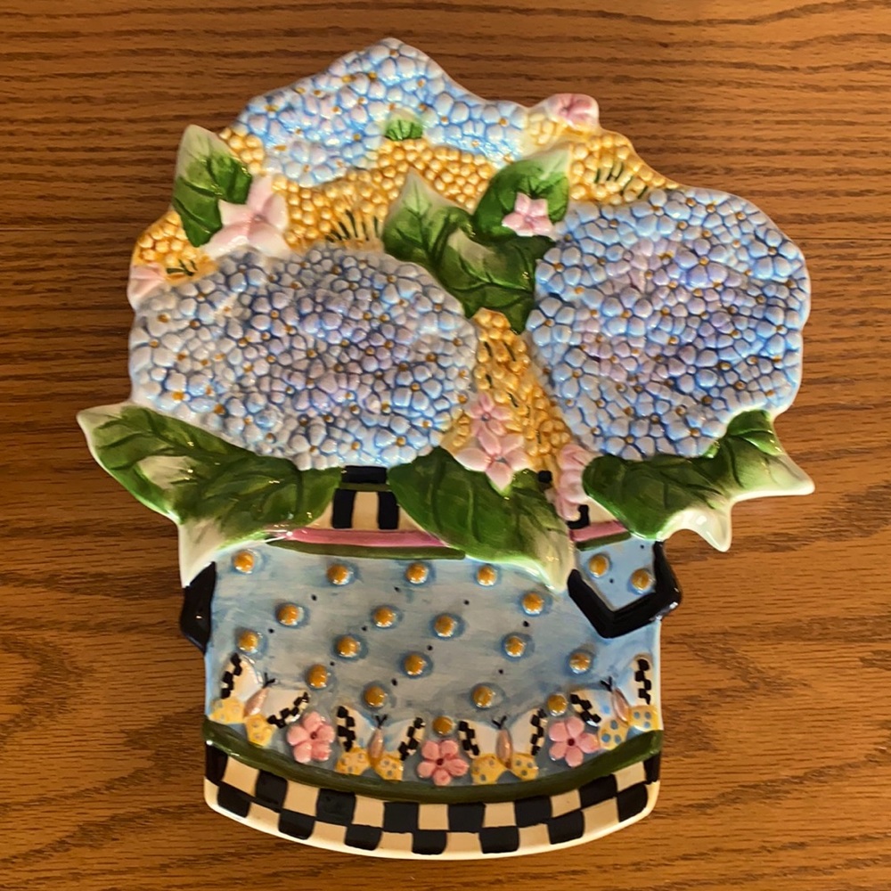 Debbie Mumm Spring Bouquet Plate